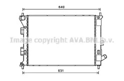 AVA QUALITY COOLING hya2335 -  Радиатор, охлаждение двигателя
